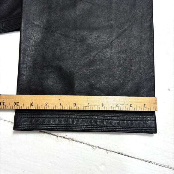 Wilson Leather M. Julian Pants Blk Moto Biker Pants 36 X 33 Vintage - Picture 14 of 15